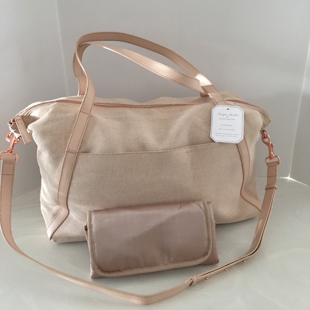 Pottery Barn Kids Monique Lhuillier Diaper Bag New
